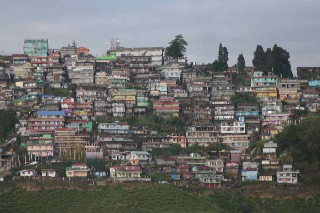 First impressions of Darjeeling from far